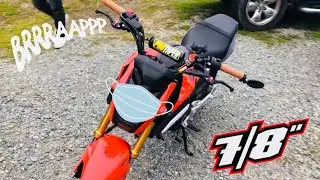 The BEST Bars For Your Honda Grom (levers, grips, and mirrors!)