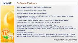 Lotus Notes to Outlook Conversion Tool