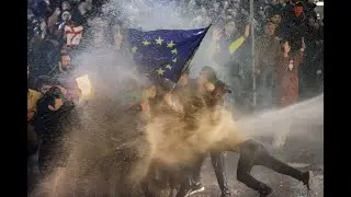 Thousands protest in Tbilisi 2023 03 07 - 08