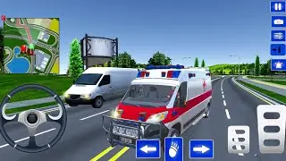 Ambulance City Car Driving 3D - 911 Rescue Emergency Survival Van Driver -Android Gameplay