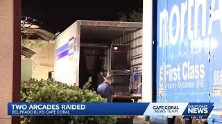 Cape Coral police seize hundreds of illegal slot machines from 2 arcades