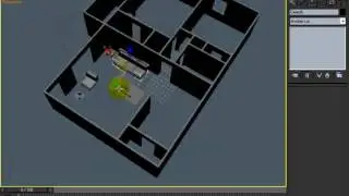 3ds max Merge Room