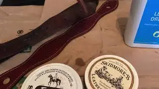 How I soften new/old stiff leather fast Pt. 2