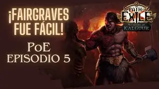 Path of Exile🔥: &iexcl;Fairgraves no fue rival! Mi build me encanta.🔴Directo 5