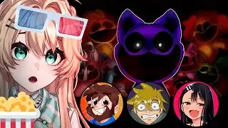 REACT de Teorias de Poppy Playtime 3 do @CoreDasAntigas, @Terrorizando e @LINKZINN ! 🔥