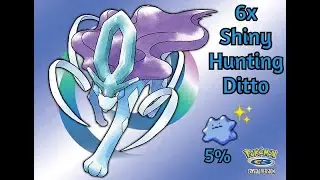 6x Shiny Hunting Ditto in Crystal!