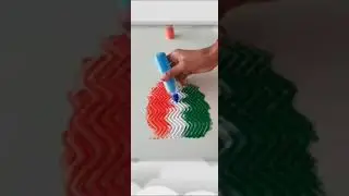 how to make India flag with sand 🇮🇳👍👍
