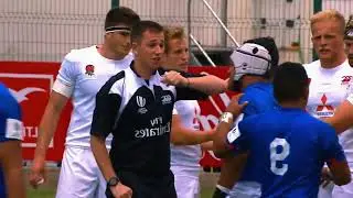 Highlights! England v Samoa, match day 1 of the World Rugby 37s