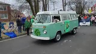 Milford CT 2023 Saint Patrick's Day Parade VW Bus Vintage Westphalia