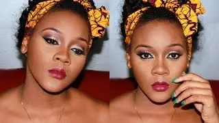 Glam Fall Makeup Tutorial- African Barbie