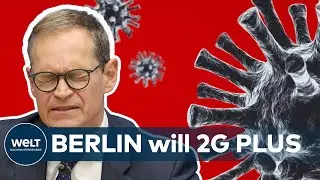 BERLIN KNALLHART: Michael M&uuml;ller - Berliner Senat bereitet 2G Plus vor | WELT Dokument