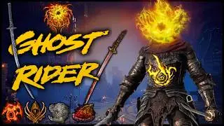 MAD GHOST RIDER BUILD in Elden Ring The Convergence