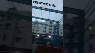PEB STRUCTURE 🏗️#viral #shorts #construction #peb #work #money #motivation #entertainment