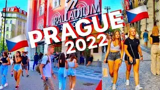 PRAGUE🇨🇿Czech Republic🇨🇿||🚶&zwj;♀️Walking Tour🚶🏻&zwj;♂️|| Palladium Prague Walking || HD