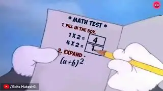 #Tom and Jerry #Exammeme
