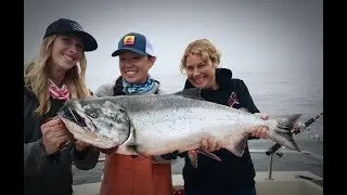 32 LB KING SALMON CAUGHT DEEP SEA FISHING IN THE SAN FRANCISCO BAY AREA