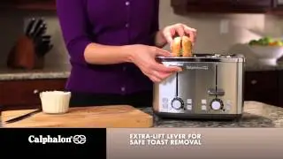 Calphalon Kitchen Electrics 4 Slot Stainless Toaster