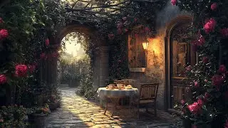 A Tea Table in the Old World - Peaceful Fantasy Medieval Harp Music