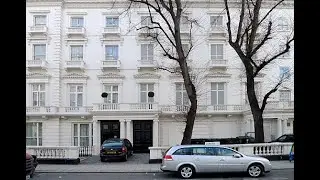 Watch This Train Passing Under Fake Houses in London. 23 - 24 Leinster Gardens.