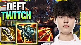 DEFT DESTROYING WITH TWITCH! - HLE Deft Plays Twitch ADC vs Senna! | Season 11