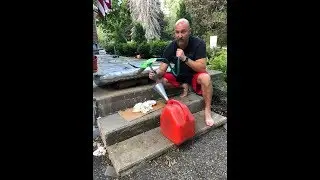 Remove Gas From An Old Gas Tank - Siphon Method Without Getting Gas In Your Mouth