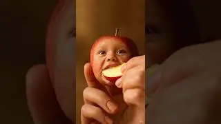Fruits Eating Fruits | Realistic 3D ASMR | Satisfying Short #asmr #viral