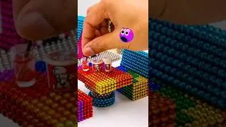 Satisfying Reverse ⏪ 😱 Very Satisfying and Relaxing Magnetic Balls ASMR, #shorts