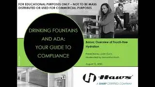 ADA and Drinking Fountain Compliance and Haws Touchless Hydration Solutions