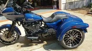 RG3 Road glide trike Blue on Black