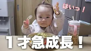 【急成長】１才になってできるようになったこと／保育園始めました！