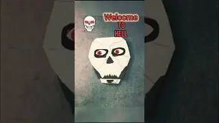 Paper Origami Dracula /How to Make Paper Vampires/ Halloween craft #shorts