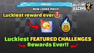 🤩Lucky Legendary Skins In Featured Challenges Ever!! - Hill Climb Racing 2