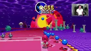 Sonic Mania: Knuckles: Fourth Chaos Emerald: Chase the UFO Stage.