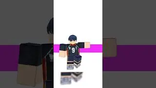 yep, hinata is crazy!😐 | KAGEHINA #shorts #roblox #haikyuu