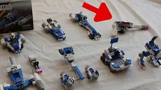 7 ALTERNATE BUILDS for LEGO Star Wars Captain Rex Y-Wing Microfighter Set