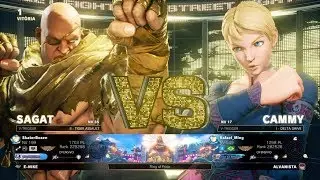 STREET FIGHTER V ARCADE EDITION - SkaterBoxen (Sagat) VS Rafael_Ming (Cammy)