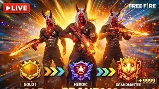 FF Rank Push Live | Road to Grandmaster. Live streaming of GODZILLA !!