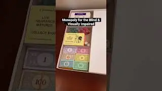 Monopoly for the Blind & Visually Impaired #blind #braille #monopoly #boardgame #accessible