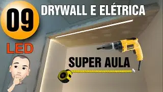 DRYWALL LED CLOSET COM PERFIL DE LED SUPER AULA LUCASIN