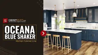 Blue Shaker Cabinets at CabinetSelect.com