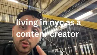 Living in New York City as a content creator 