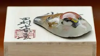 【Realistic Sparrow in Cloisonné】生きているみたいな雀を七宝焼でつくる｜Japanese Cloisonné Art