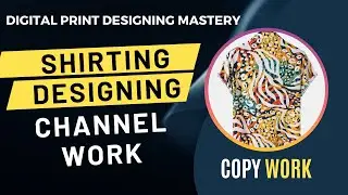 Same Copy Shirting Designing Process In Photoshop For #fashion #textile #digitalprint #designing