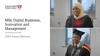 MSc Digital Business, Innovation and Management 2024 award winners