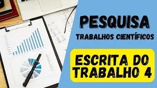 🔴👉 Escrita do trabalho 4 🟨 TRABALHO CIENTIFICO - Dicas TCC - Trabalho de conclus&atilde;o de curso
