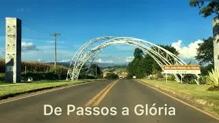 Trajeto entre as cidades de Passos a São João Batista do Glória MG