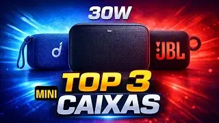 TOP 3 MINI CAIXAS DE SOM BLUETOOTH em 2026 🔊 Pequenas no Tamanho, GIGANTES no Som!