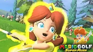 Mario Golf Super Rush Daisy vs Mario at Bonny Greens