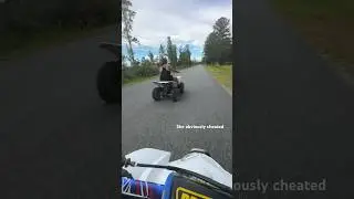 #raptor80 vs. #ltz90 gave #mom the faster #quad 🙃🙃