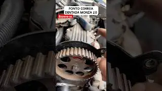 Ponto correia dentada monza 2.0 #monza #motor #correia #dentada #ponto